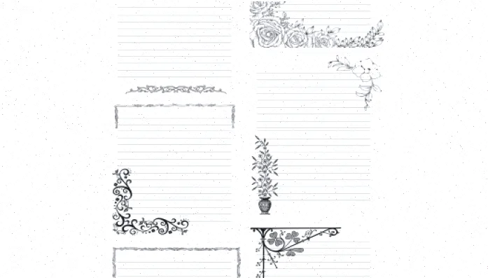 فرم خام برگه خط دار املا و انشا