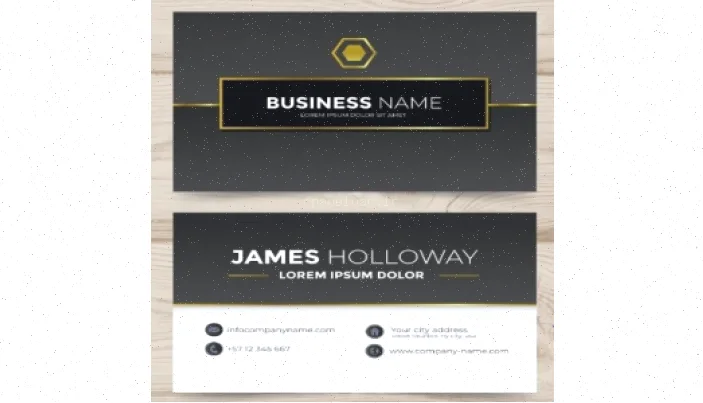 طرح کارت ویزیت سری دوم حرفهای