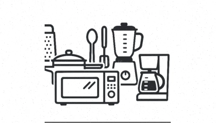 وکتور لوازم خانگی برای بنر طراحی