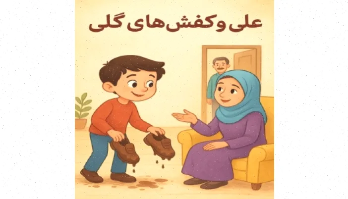 داستان علی و کفش‌های گلی: احترام به بزرگترها